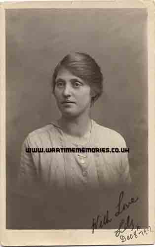 Lily Hodgkinson, the nurse he married